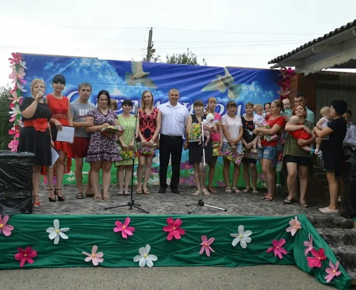 Чествование маленьких жителей п.Комсомольский