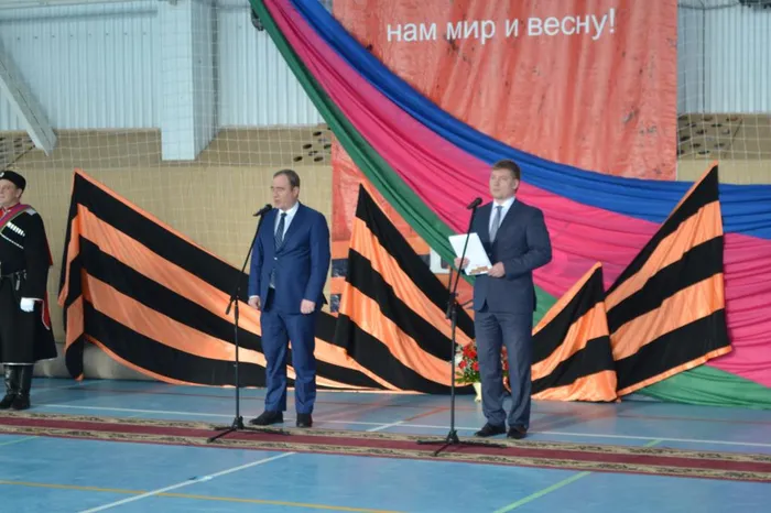 01. выступление главы района Виктора Кадькало