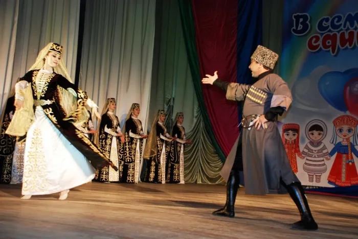 Выступление ансамбля Ингушетия