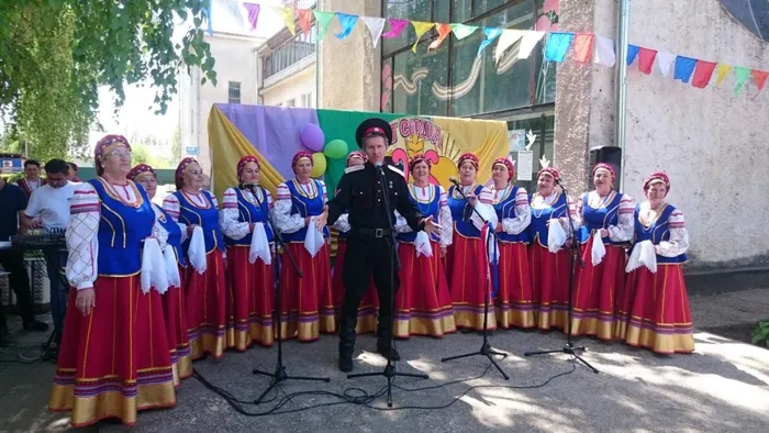 Ветеранский ансамбль Околица на ежегодном фестивале От сердца к сердцу