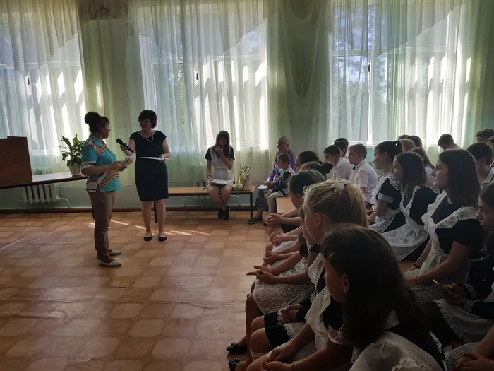 Выступление перед учащимися СОШ ¦ 18 с.Николенского