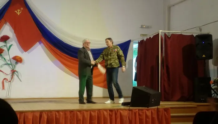 награждение участника фестиваля, воина-интернационалиста Владимира какадия