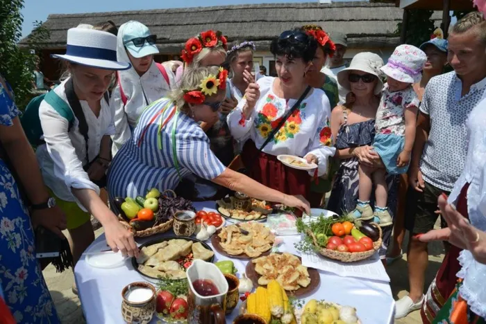 дегустация вареников на подворье