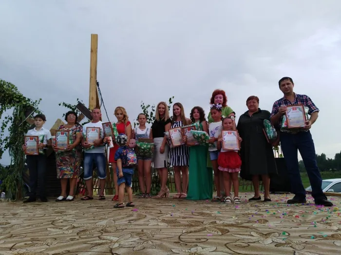 Награждение активных жителей на День села Новоукраинского