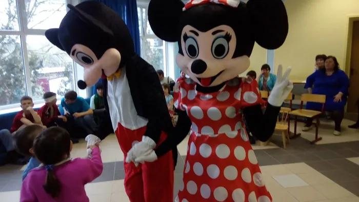 Встреча с героями мультиков