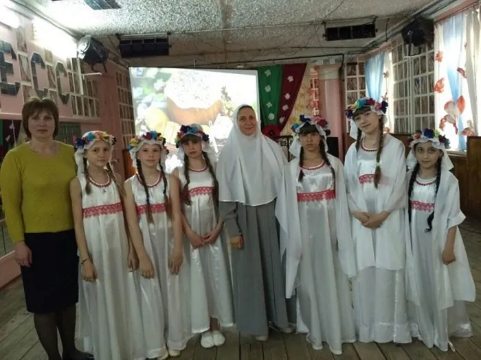 заседание клуба Зерно православия с матушкой Ольгой Свято- Крестовоздвиженского храма с. Соколовского