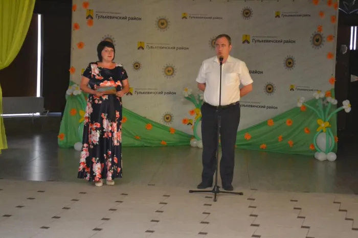 Приветствие главы района В.И.Кадькало