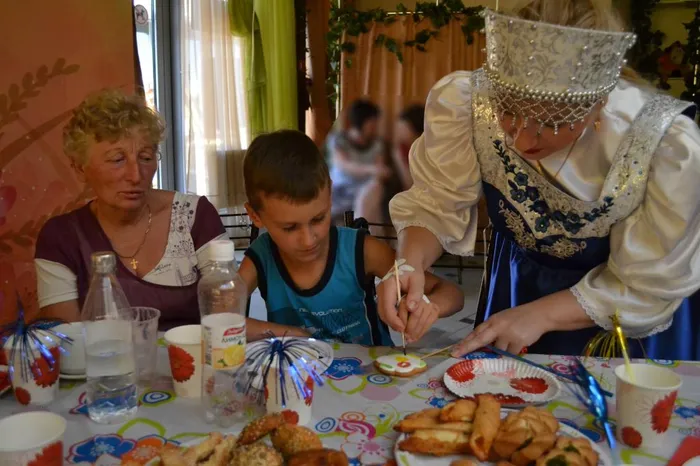 Роспись ромашки